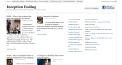 Desktop Screenshot of inceptionending.com